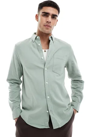 ASOS Brushed oxford regular shirt in