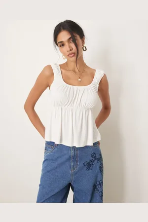 ASOS Babydoll cami top in ivory