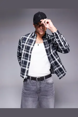ASOS Boxy regular shirt in check