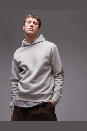 MANGO Hoodie in stone
