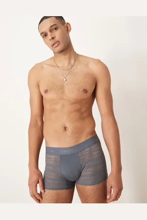 Calvin Klein Sculpt low rise trunk in grey lace
