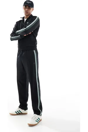 Fred Perry Co-ord two colour taped track joggers in
