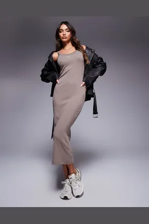 Nike Chill ribbed maxi dress in