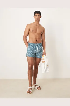 Abercrombie & Fitch Stretch swim wear short in grid print