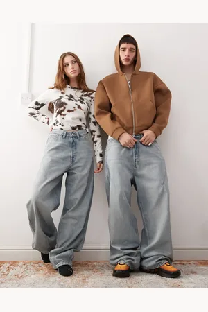 Weekday Unisex Astro low rise baggy jeans