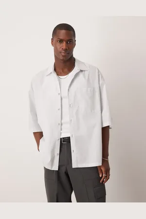 ASOS Volume oversized shirt in light