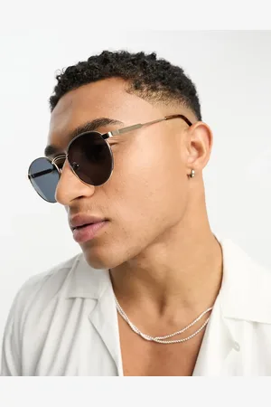 Only & Sons Round sunglasses in