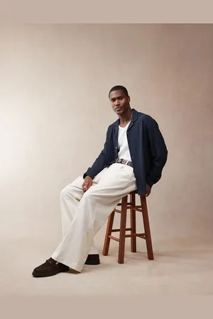 ASOS Boxy textured regular shirt in