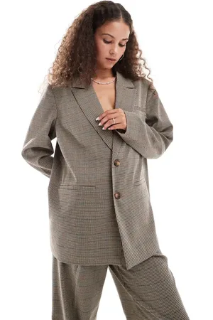 Reclaimed Oversized check blazer