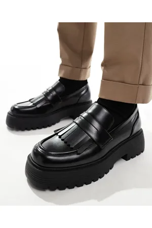 ASOS Chunky loafers in with fringing