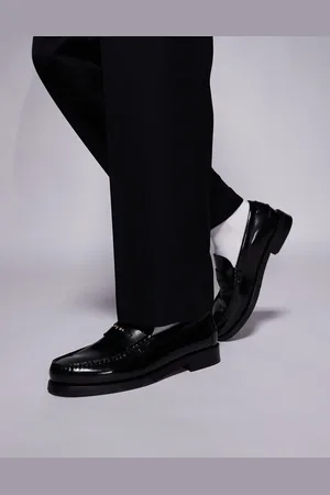 WALK LONDON Dalston penny loafer in smooth leather