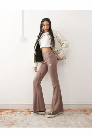 adidas Trefoil Essentials flared leggings in
