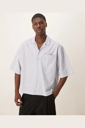 ASOS Oversized boxy shirt in check