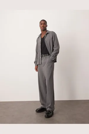 ASOS Co-ord wide smart trouser in pinstripe