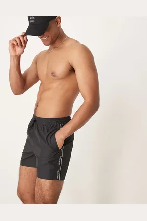 Calvin Klein Logo taping drawstring swim shorts in