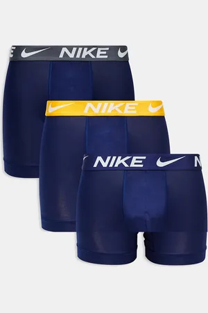 Nike Dri-Fit Essential Microfibre 3 pack boxer briefs in with contrast waistbands