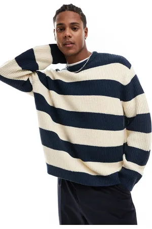 ASOS Oversized knitted jumper in stripe