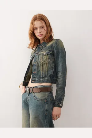 Weekday Denim jacket in vintage wash