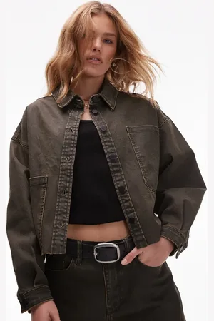 AllSaints Nicky denim shacket in