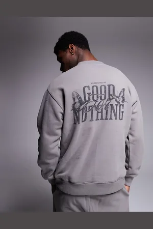 Good For Nothing Co-ord sweatshirt with back print in