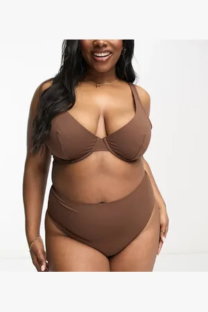 ASOS ASOS DESIGN Curve Marina smoothing high-waist thong in