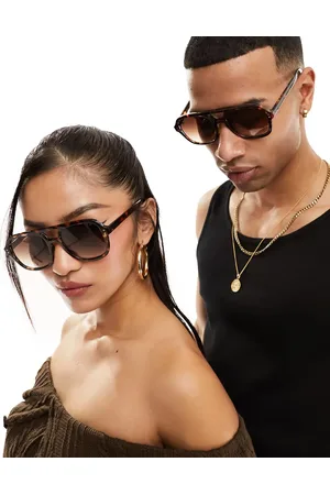 Jeepers Peepers Aviator sunglasses in tortoiseshell
