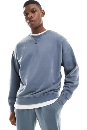 New Look Washed sweatshirt co-ord in vintage indigo