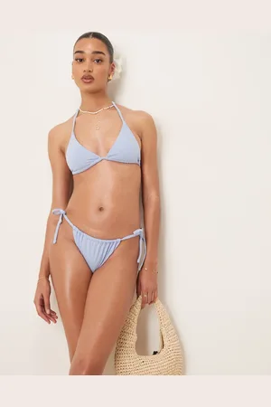 ASOS Maya mix and match tie side bikini bottom in