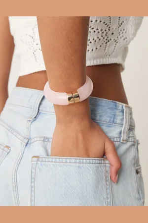 ASOS Bangle with metal and resin detail in