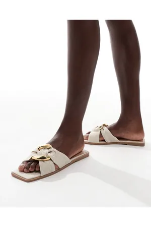 ASOS Foxy hardware slider in natural