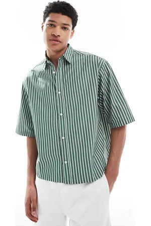 ASOS Boxy oversized shirt in stripe