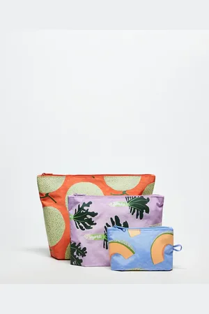 Baggu Go pouch set in japanese fruit prints