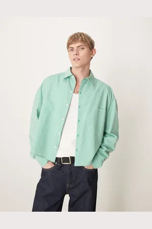 ASOS Volume oversize boxy shirt in micro check