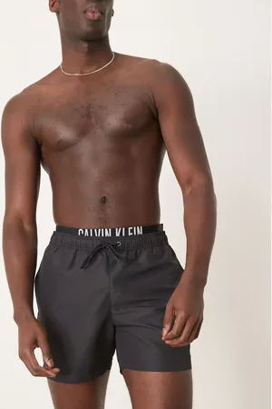 Calvin Klein Logo waistband swim shorts in