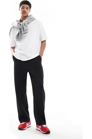 Bershka Smart wide leg jogger in