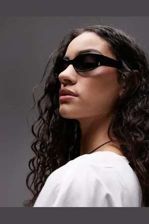 Topshop Ibiza slim racer wrap sunglasses in
