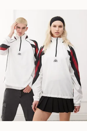 Umbro Zip off sleeve detachable wind jacket in multi
