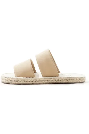 ASOS Slip on sandal espadrilles in stone