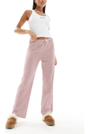 4th & Reckless Mabel stripe jersey trouser in