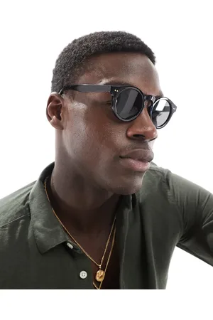 ASOS Round sunglasses with frame and smoke lens