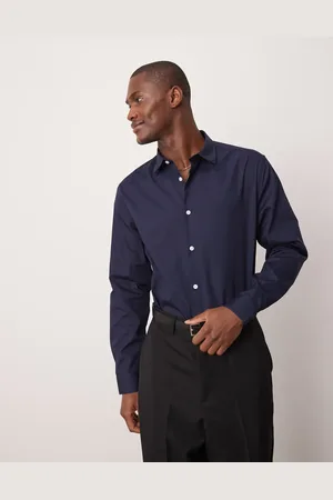 ASOS Formal easy iron poplin regular shirt in