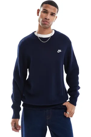 Nike Club crew sweatshirt in dark