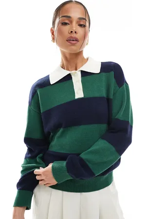 Hunter Stripe rugby knit in
