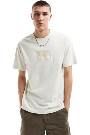 Calvin Klein Embroidery patch t-shirt in stone