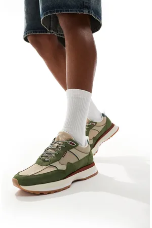Paul Smith Paul Smith suede mix chunky trainers with logo in
