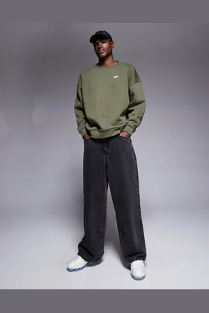 Nike Club oversized sweatshirt in