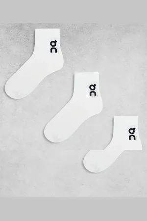On Running ON 3 pack logo mid socks in