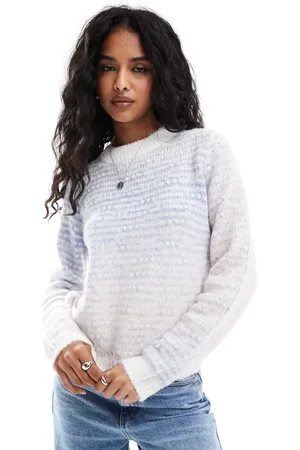 Pieces® Knitted ombre jumper in