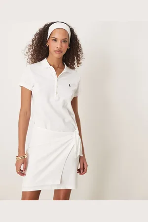 Ralph Lauren Tie waist polo mini dress in