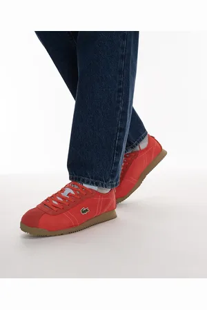 Lacoste Club low mesh trainers in
